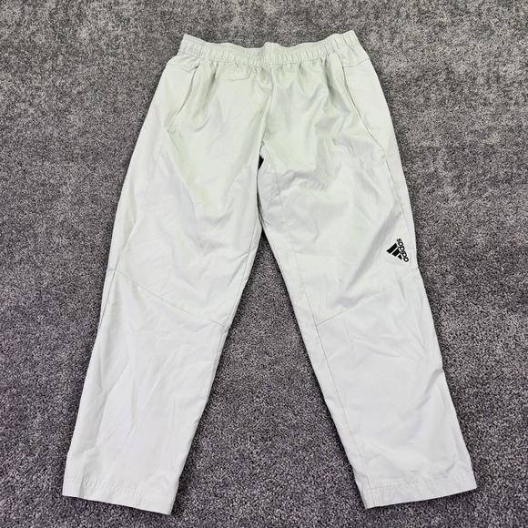adidas Other - Adidas AEROREADY Track Pants Mens 2XL Gray Woven Elastic Waist Pockets Athletic